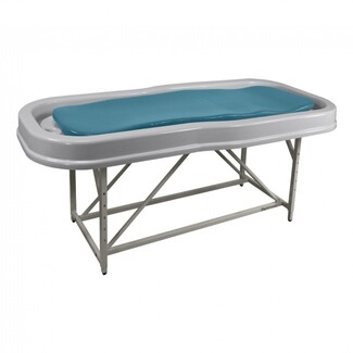 Spa Wet Table Contoured Basin with Teal Pad and Adjustable Height