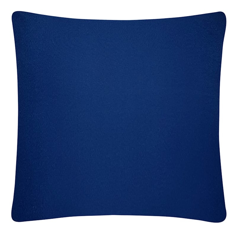Throw Pillow Oversized Profile Solid Matte Navy Blue Decor