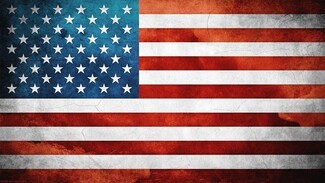 Wall Art Faded Palette Grunge Weathered Patriotic Backdrop
