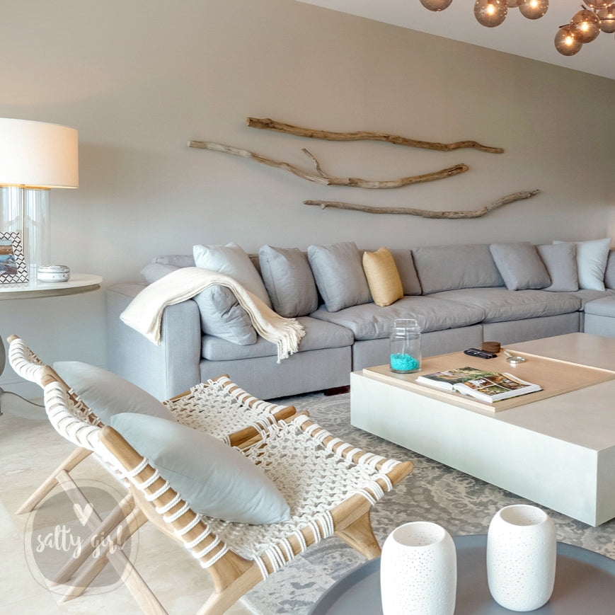 Wall Art: Three Piece Set Large Driftwood Wall Decor