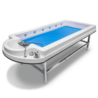 Wet Treatment Table Professional Wet Treatment Bed with Blue Padding