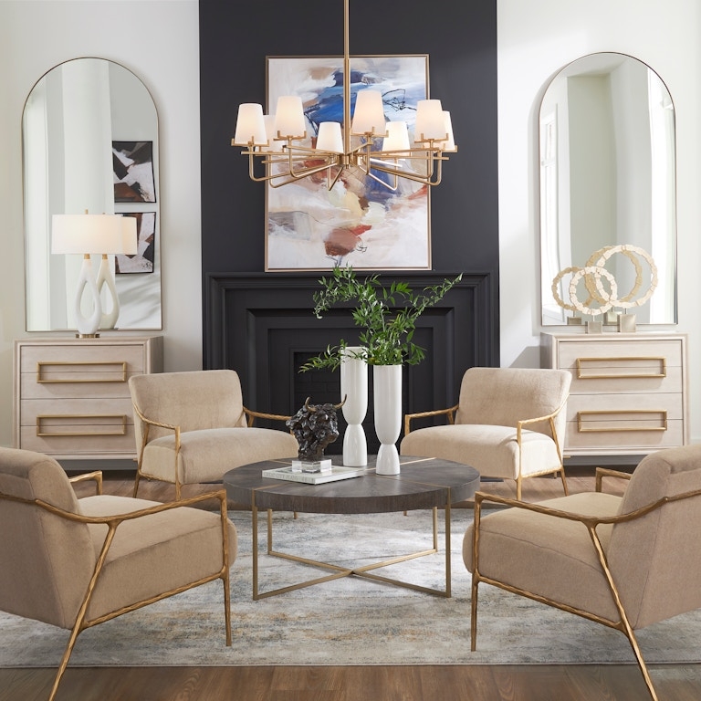 Accent Chair (Organic Frame and Branch Like Legs)