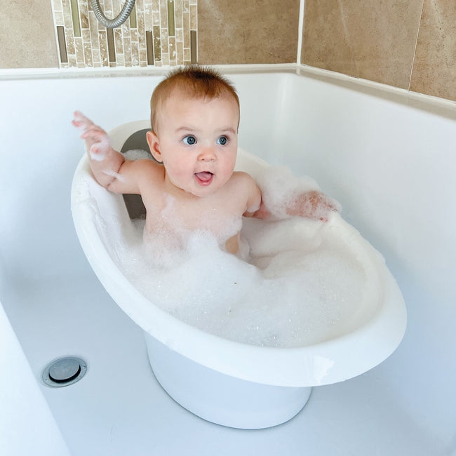 Baby Bathtub with High Back Support for Modern Nurseries