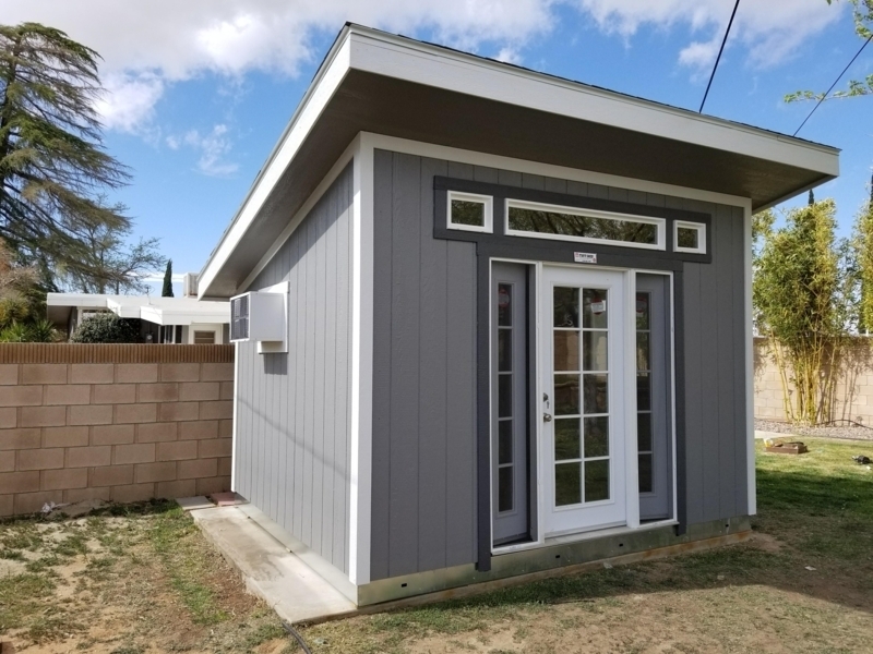 Backyard Shed: Lean To Roof French Door Climate Garden Room