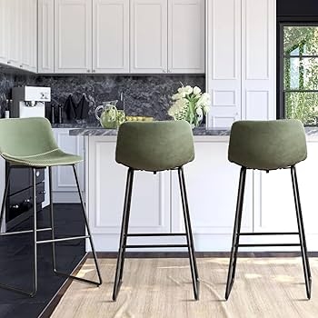 Green Counter Stools