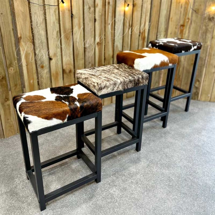 Cowhide Barstools