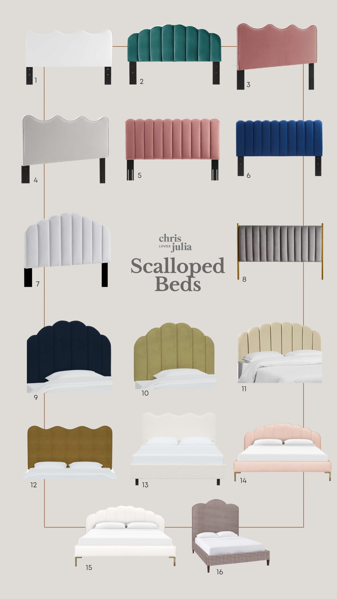 Bed Frame Featuring Vertical Channeling in Rose Pink