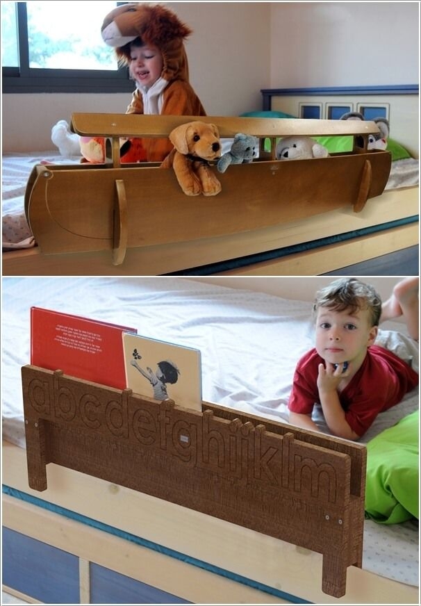 Bed Rail: Alphabet Engraving Alphabet Nursery Furniture
