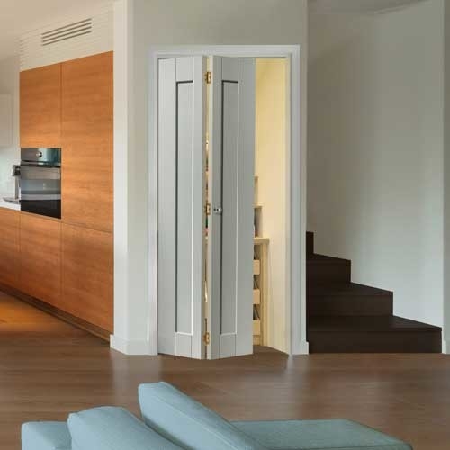 Bi-Fold Door Recessed Shaker Panels - Space-saving Shaker Doors