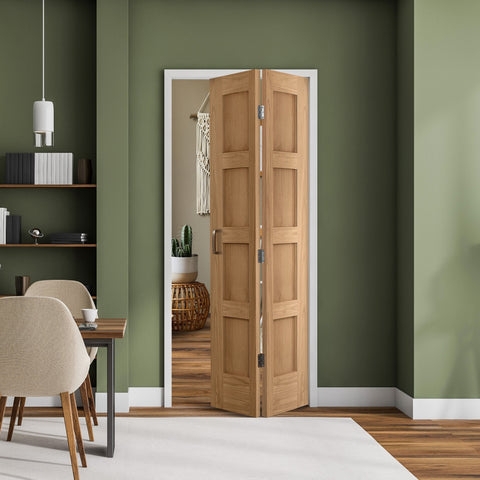 Bifold Door with Four Panel Detail - Internal Bifold Door Ideas