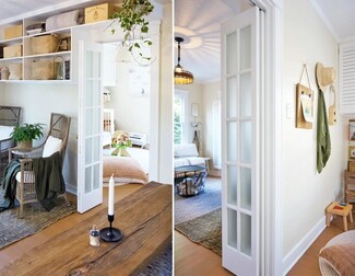 Bifold French Door Over Door Cubbies - Space Saving Bifold Doors