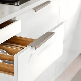 Cabinet Edge Pull Champagne Bronze Matte Top Mount Design