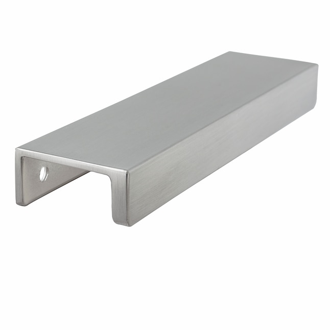 Cabinet Pull Satin Nickel U-Shaped Profile Finger Grip