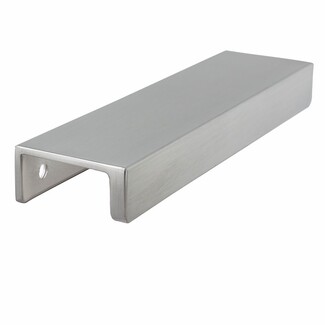 Cabinet Pull Satin Nickel U-Shaped Profile Finger Grip
