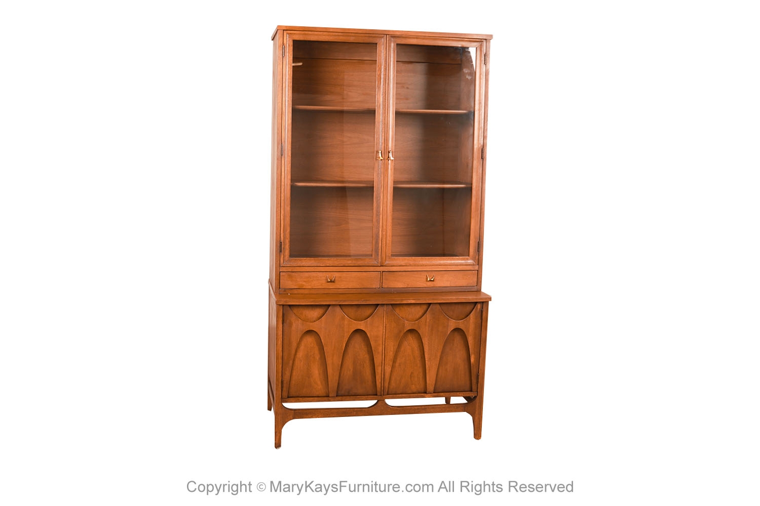China Cabinet Parabolic Arches Broyhill Brasilia
