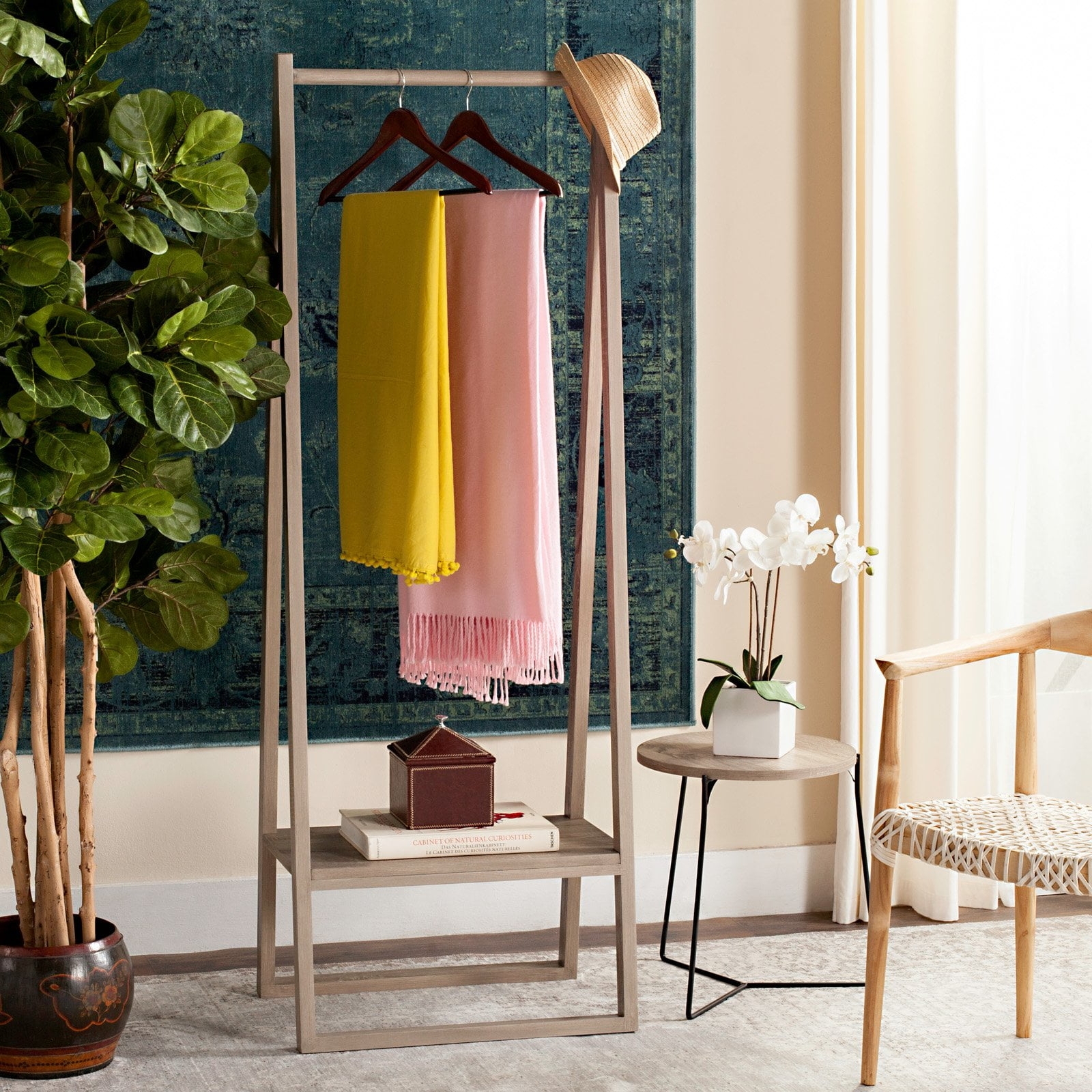 Coat Rack with A-Frame Silhouette and A Frame Garment Rack