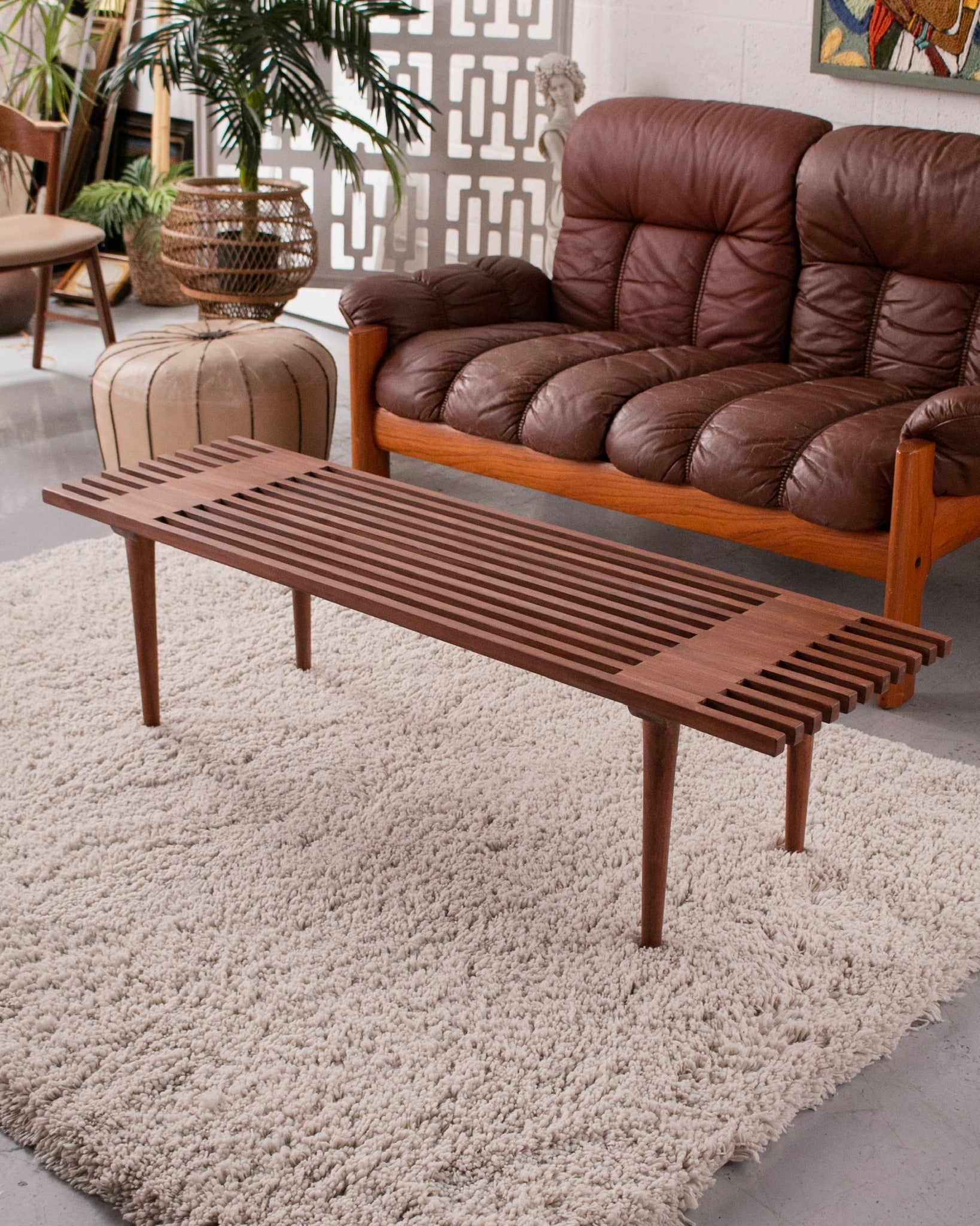 Coffee Table With Benches