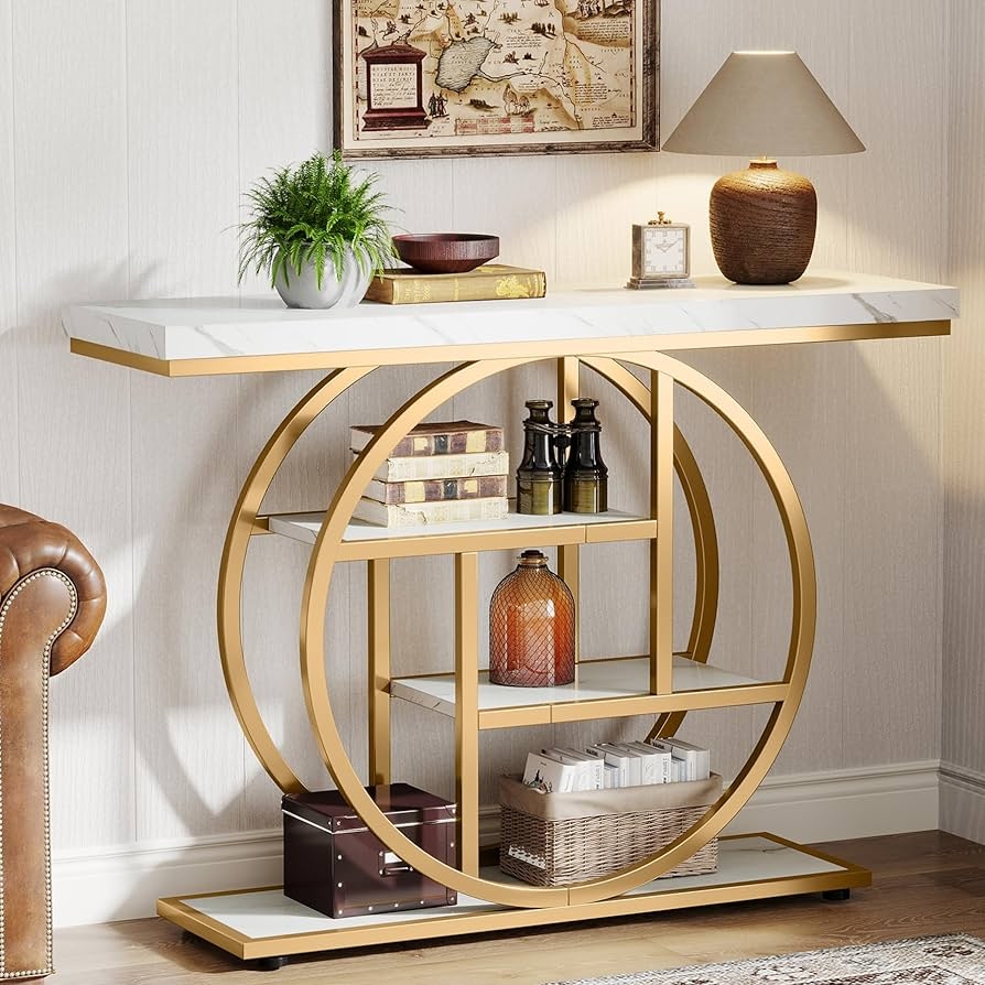 Round Console Table
