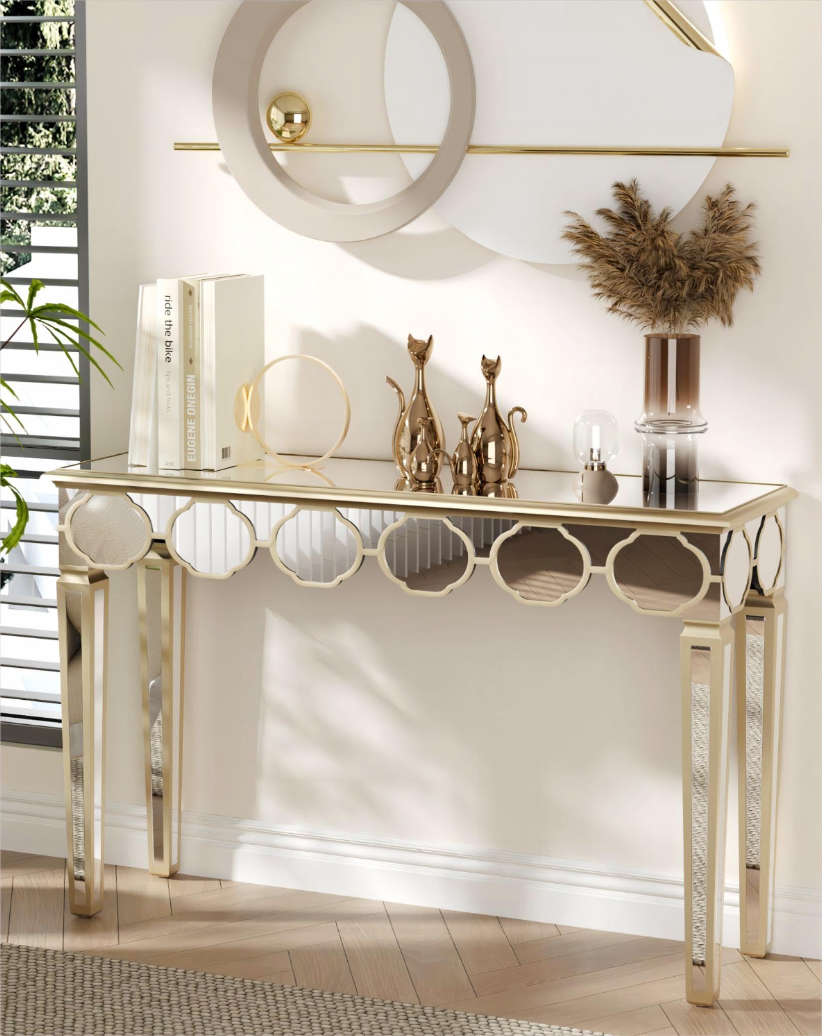Mirrored Console Table