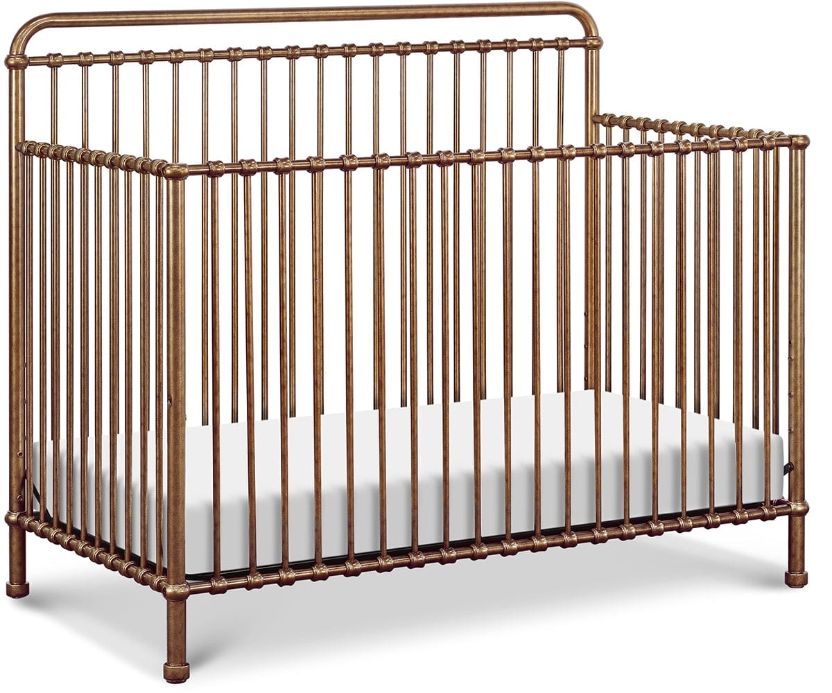 Convertible Crib Decorative Joint Spheres in Vintage Gold Metal