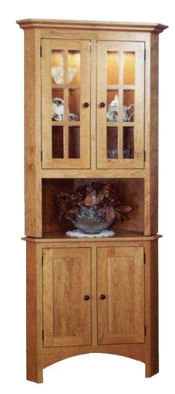 Corner Cabinet With Hutch