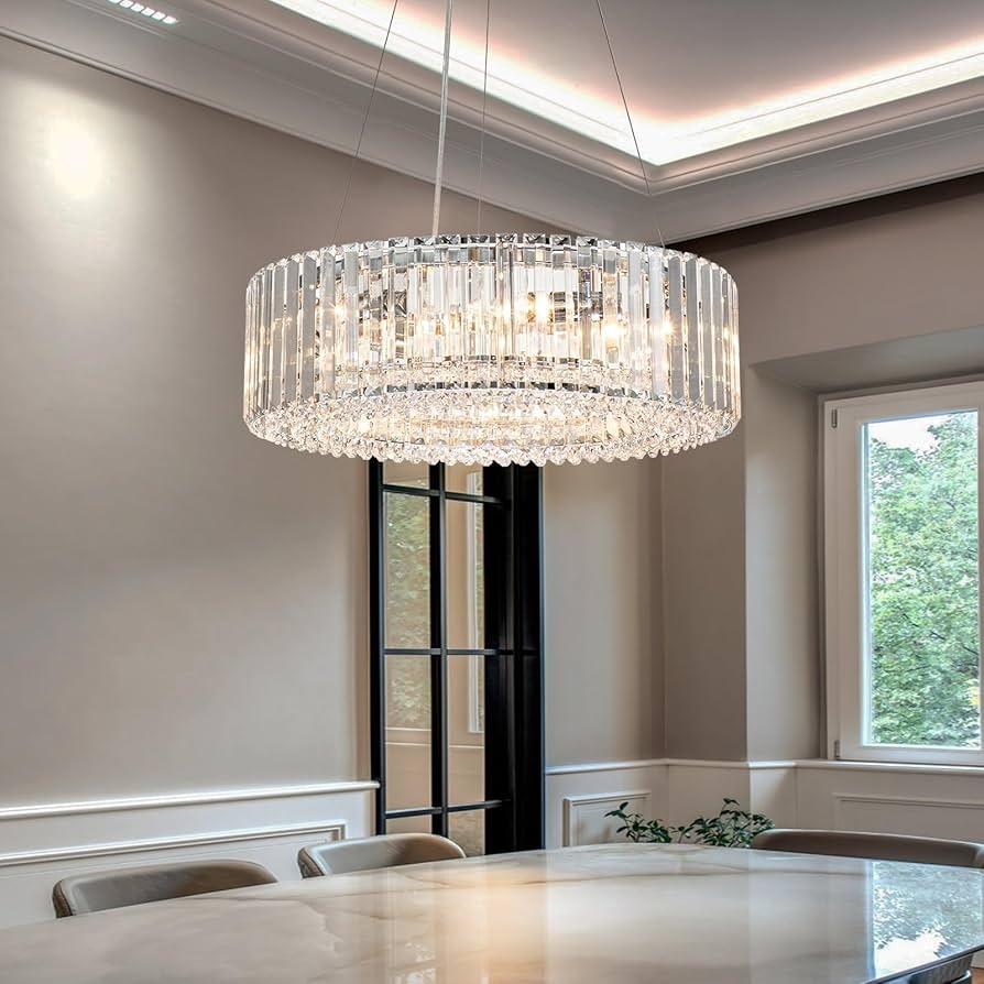 Round Crystal Chandelier