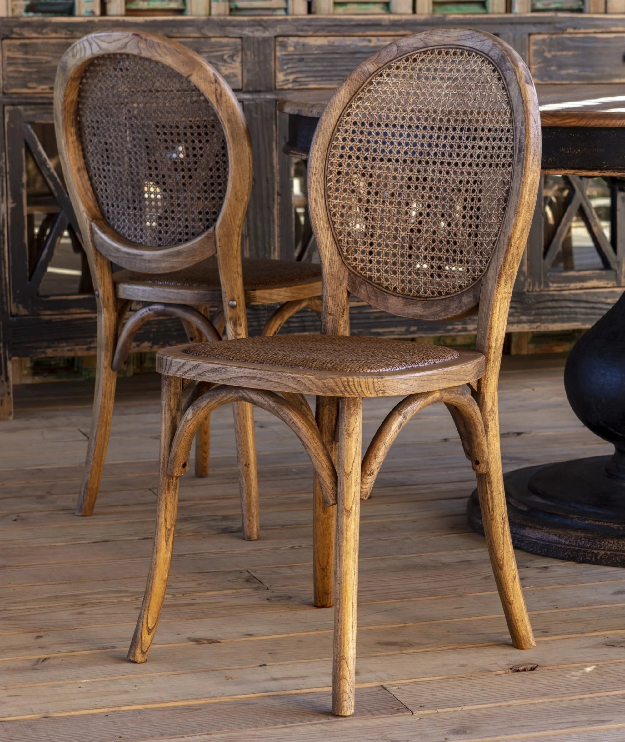 Cane Back Dining Chair