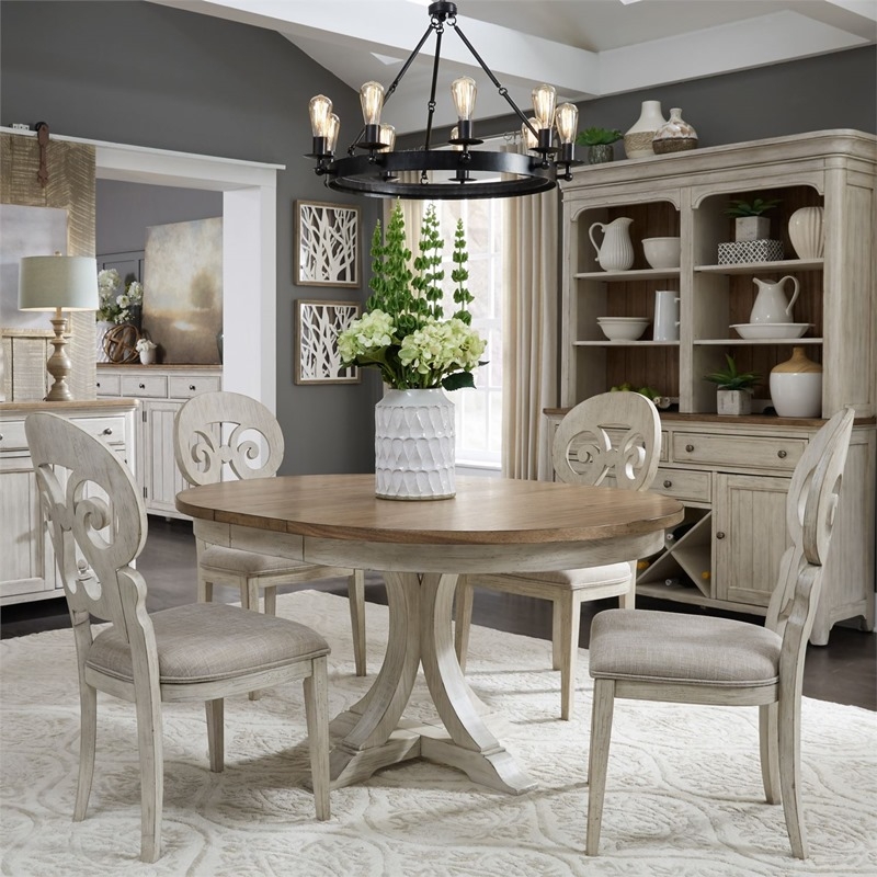 Dining Set: Splat Back Farmhouse Reimagined Table
