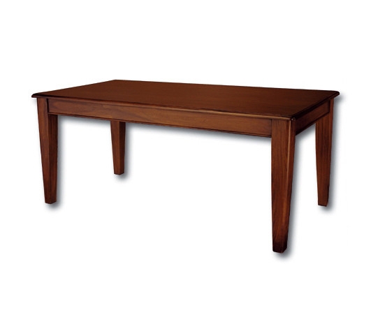 Dining Table Colonial Mahogany Tapered Wood Legs Set