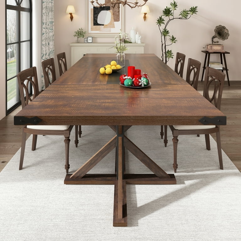 Dining Table X-Frame Support Metal Corner Hardware