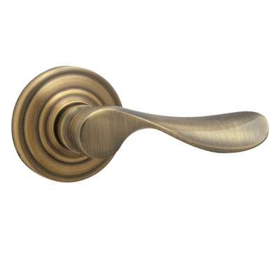 Door Lever Tiered Rose Antique Wave Shaped Handle