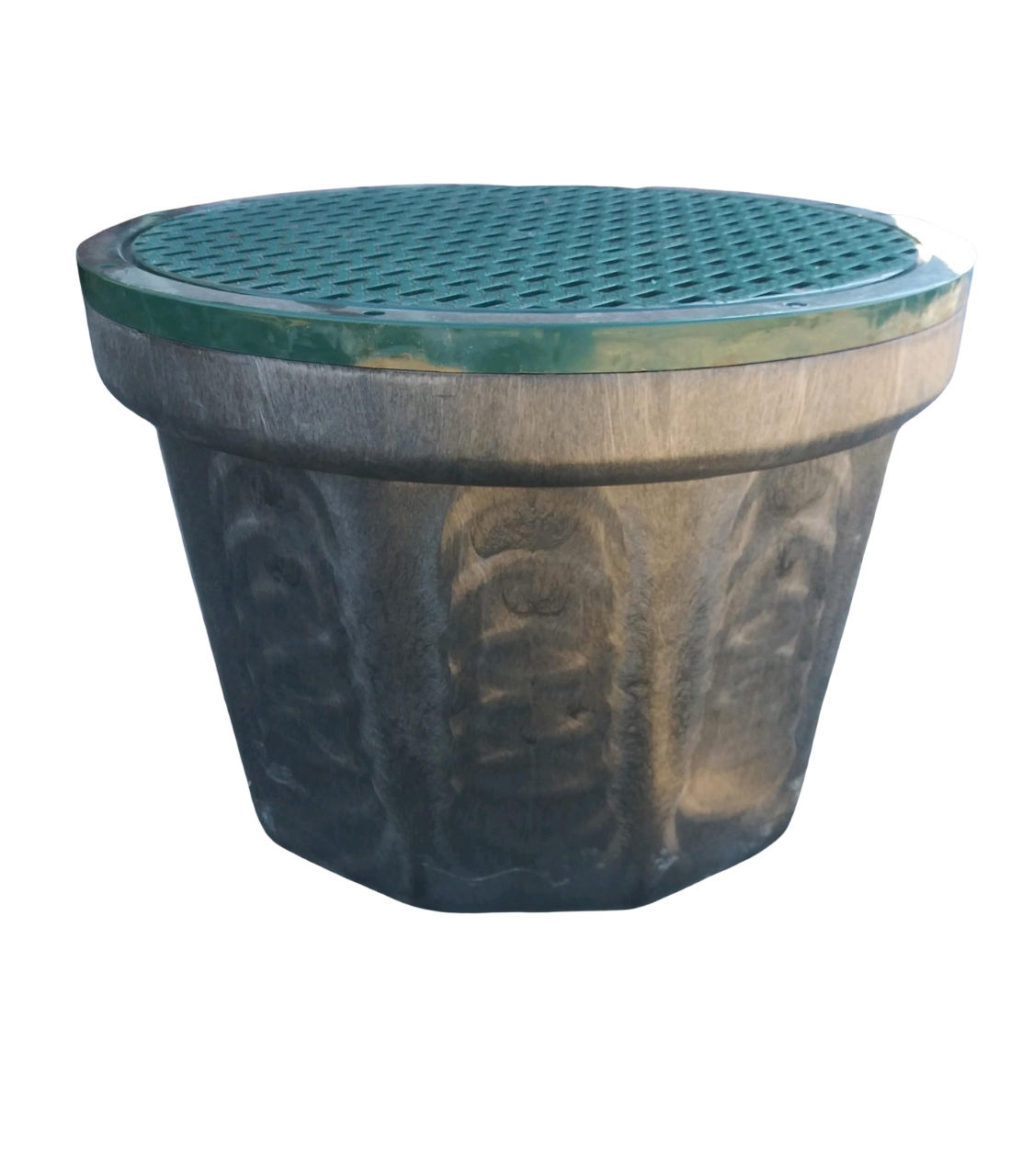 Drain Basin Tapered Heavy Duty Yard Grate Green Grated Cover