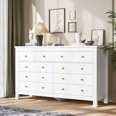 Dresser Nine Drawer Layout 9 Drawer White Dresser Chest