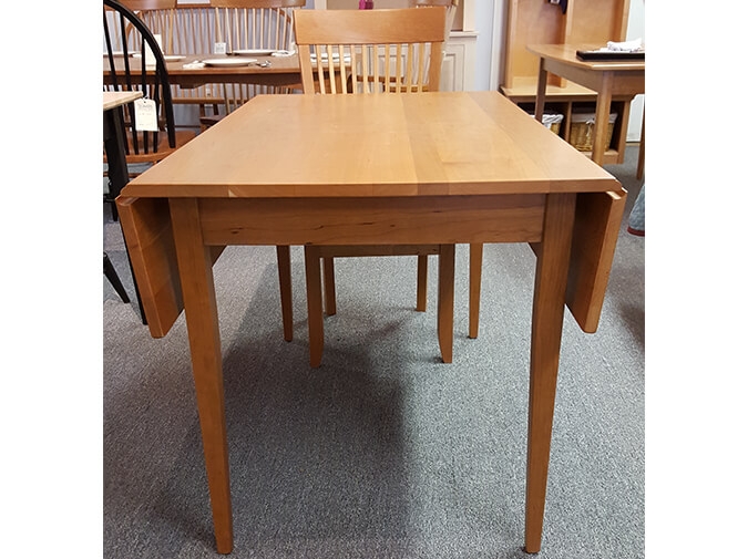 Drop Leaf Table in Cherry Wood with Shaker Tapered Legs