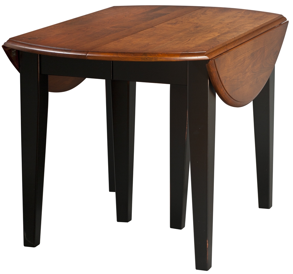 Drop Leaf Table with Gate Leg Support and Two Tone Finish