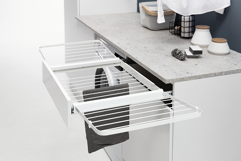 Drying Rack featuring Multi-Tiered Integrated Front Style