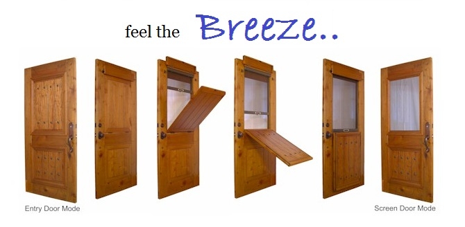 Dutch Door Flip Down Panel Convertible Entry Door Design