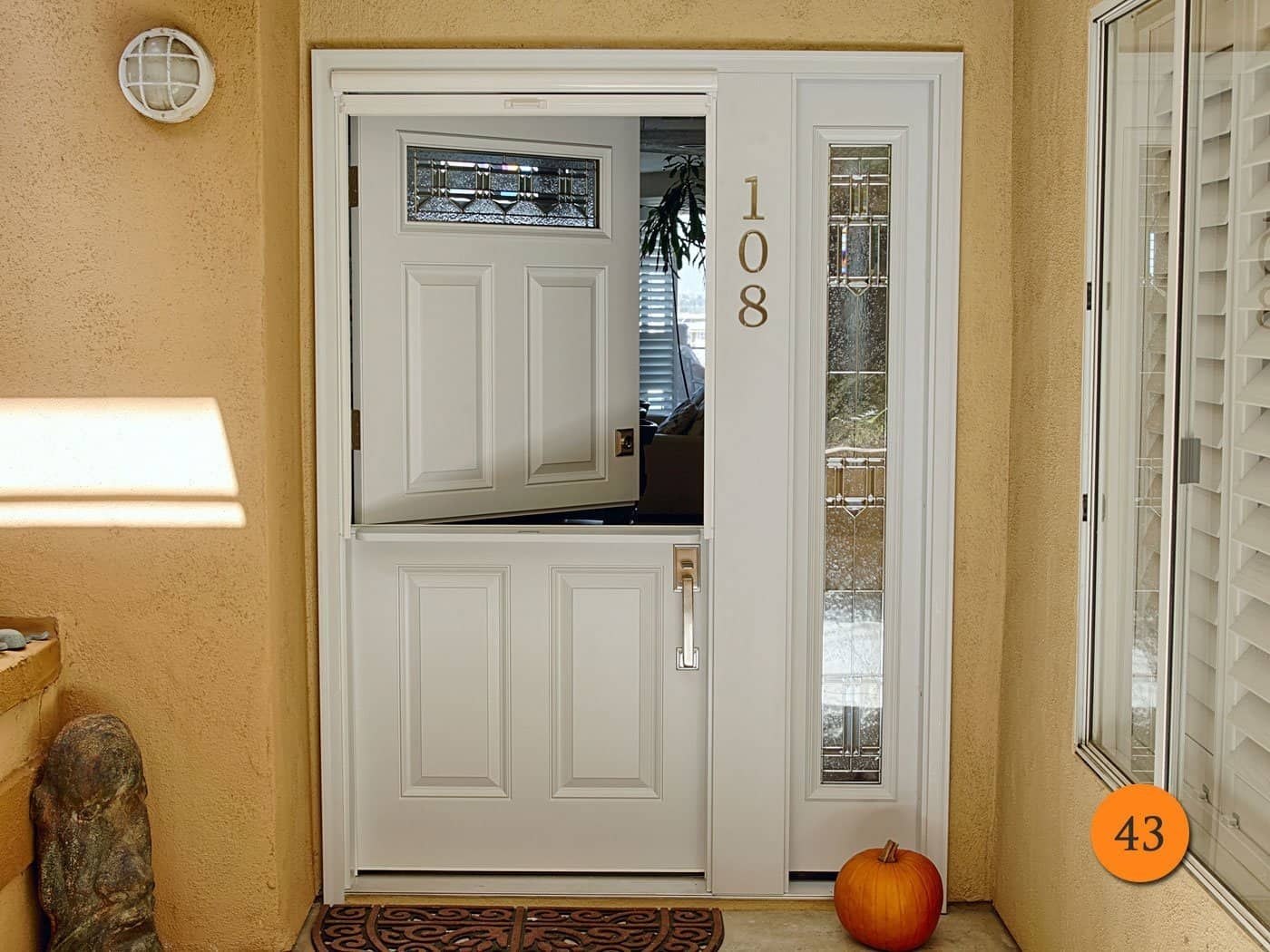 Dutch Door With Screen
