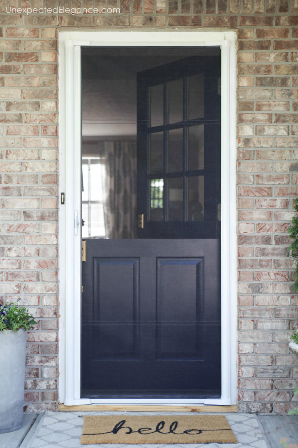 Dutch Door Split Horizontal Design Navy Dutch Door