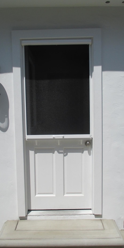 Dutch Door White Exterior White Split Door Entry