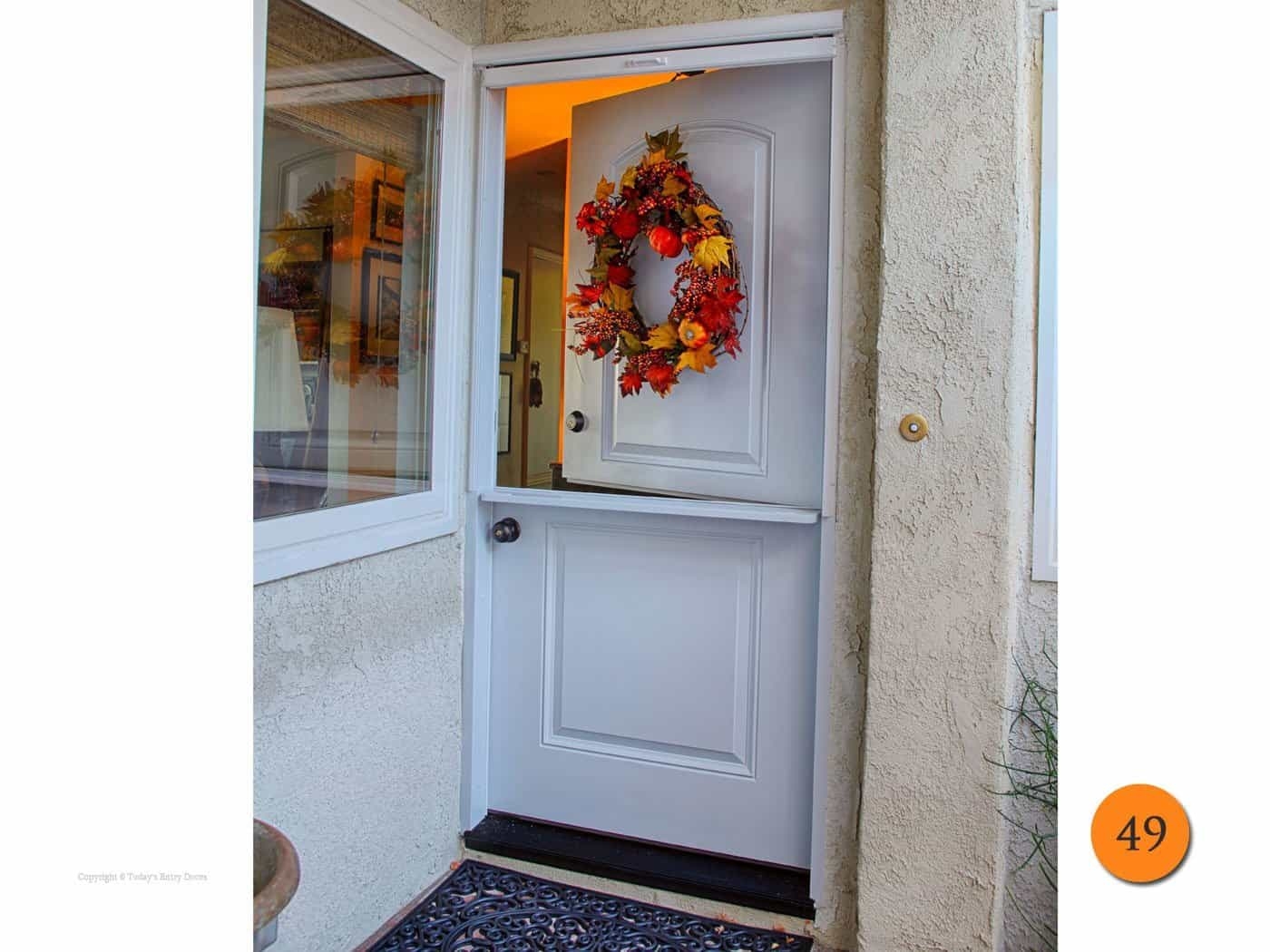 Dutch Door with Dutch Shelf White Dutch Door Entry