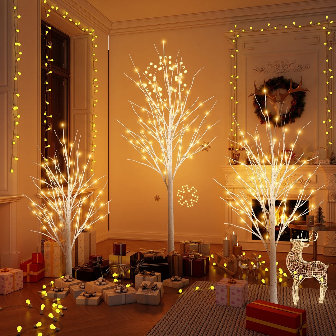 Fairy Light Tree Minimalist Christmas Tree Alternative Tips