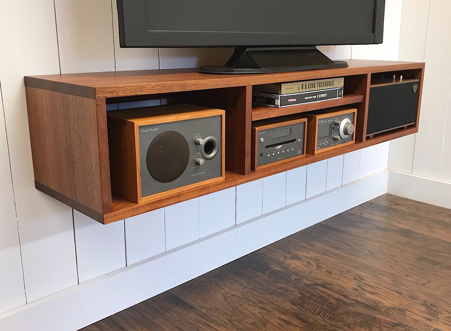 Floating Media Console Wall Mounted Media Storage