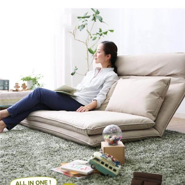 Floor Couch: Thick Cushioning Zen Style Reading Nook