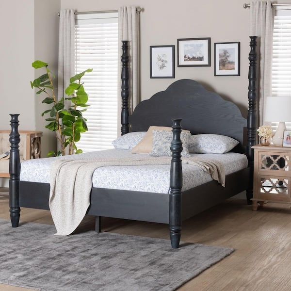 Black 4 Poster Bed