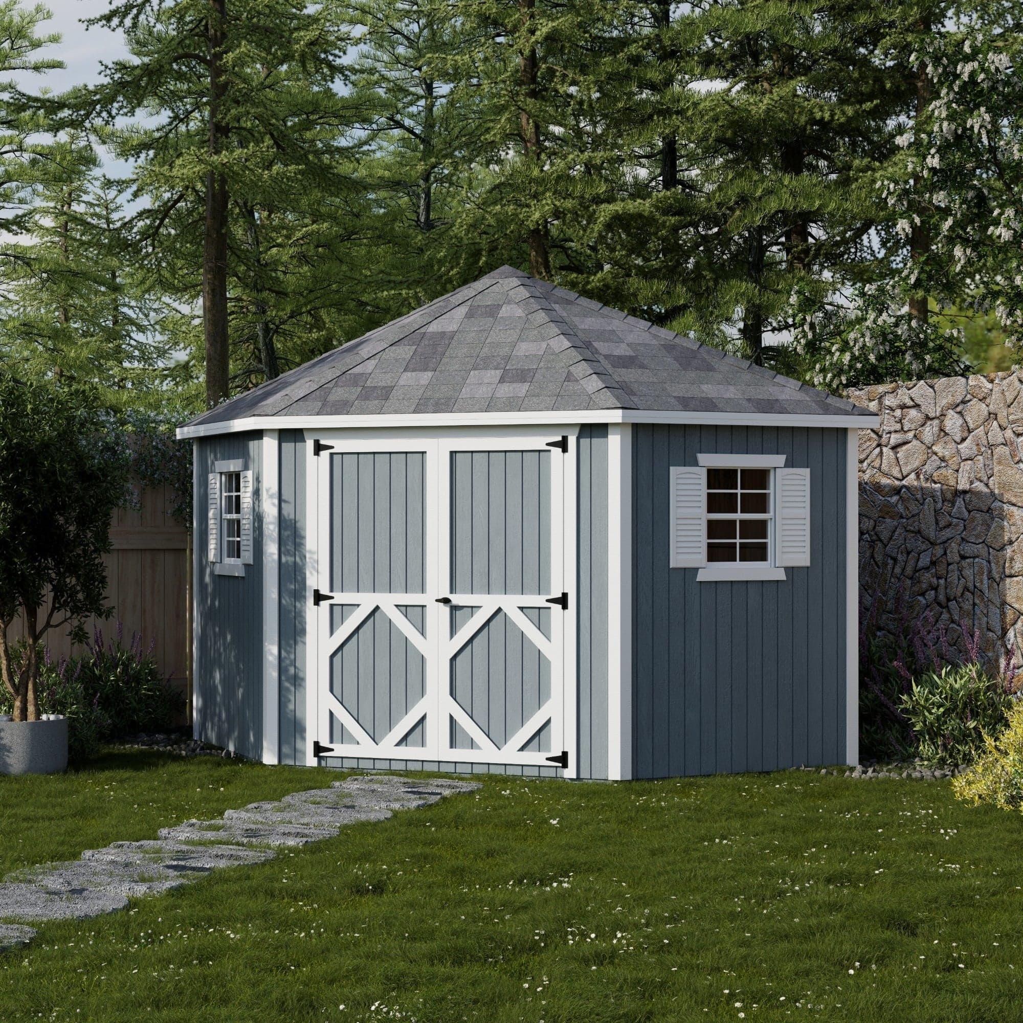 Corner Shed
