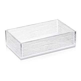 Guest Towel Holder Doodle Line Transparent Walls Modern Tray