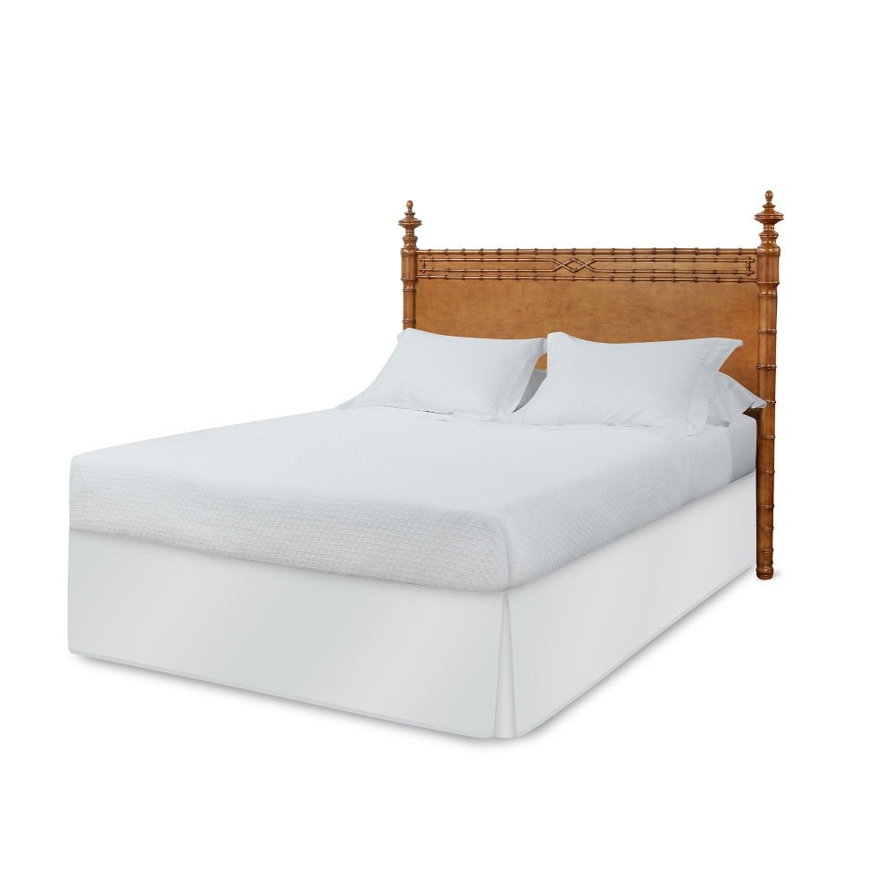 Headboard Birdseye Maple Panel Chinoiserie Bedroom Furniture