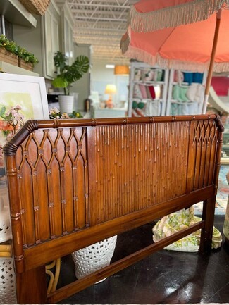 Headboard Lattice Side Panels Palm Beach Style Furniture