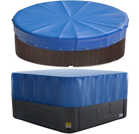 Hot Tub Cover Insulated Padding Faceted Outdoor Thermal Wrap